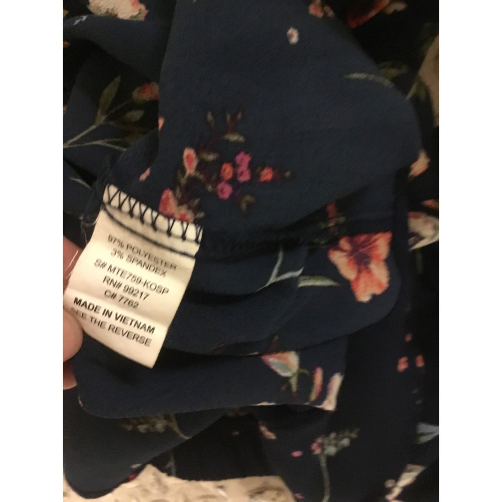Moa‎ Moa & Floral Tops Womens XL Navy Black Tropical Bundle Excellent Condition - Picture 6 of 8